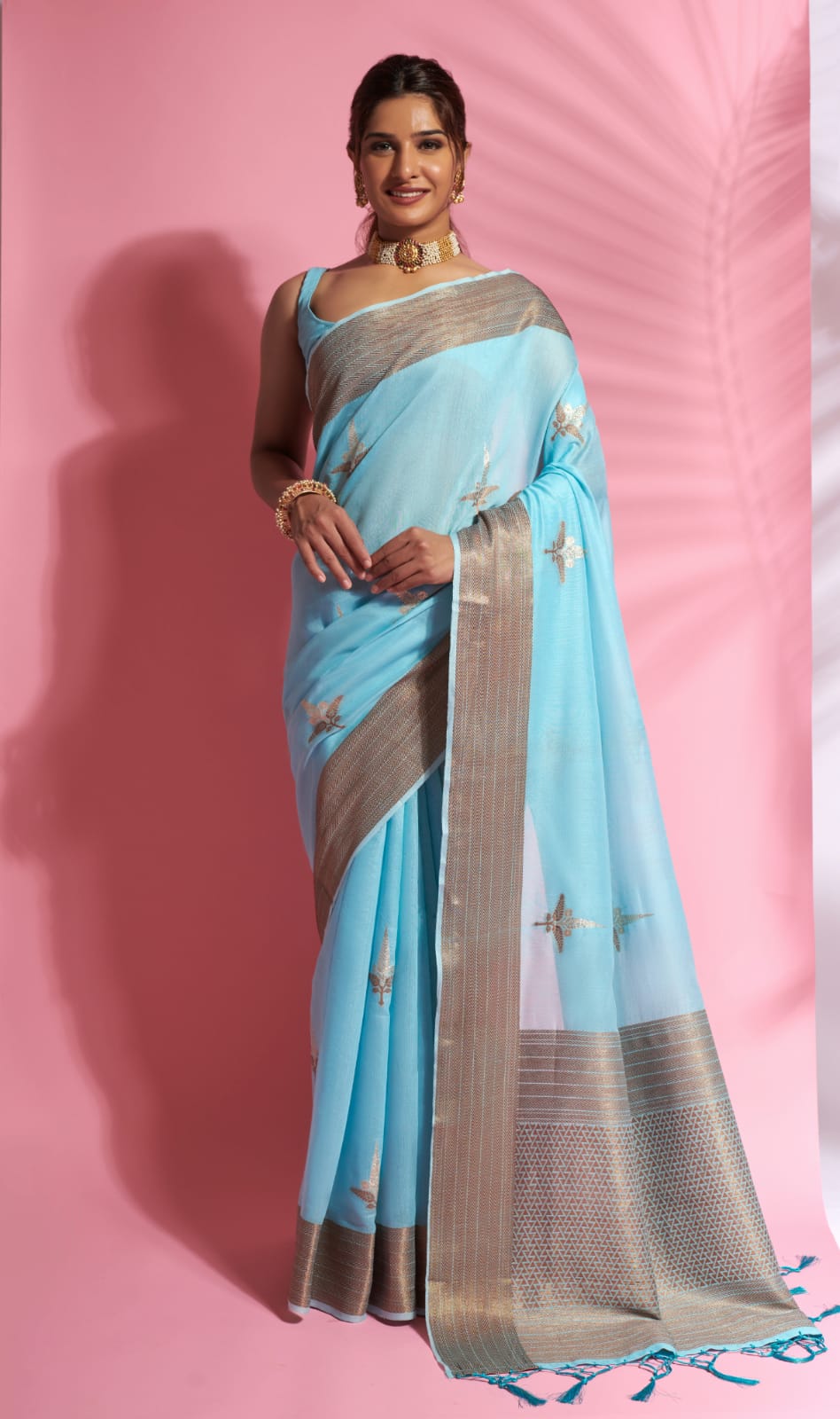 Rajyog Aarna Party Exclusive Wear Soft Cotton Latest Saree Collection
